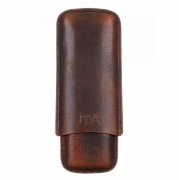 Чехол P&A C120-Brown (на 2 сигары) натуральная кожа